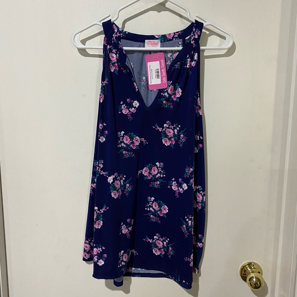 Floral tank top